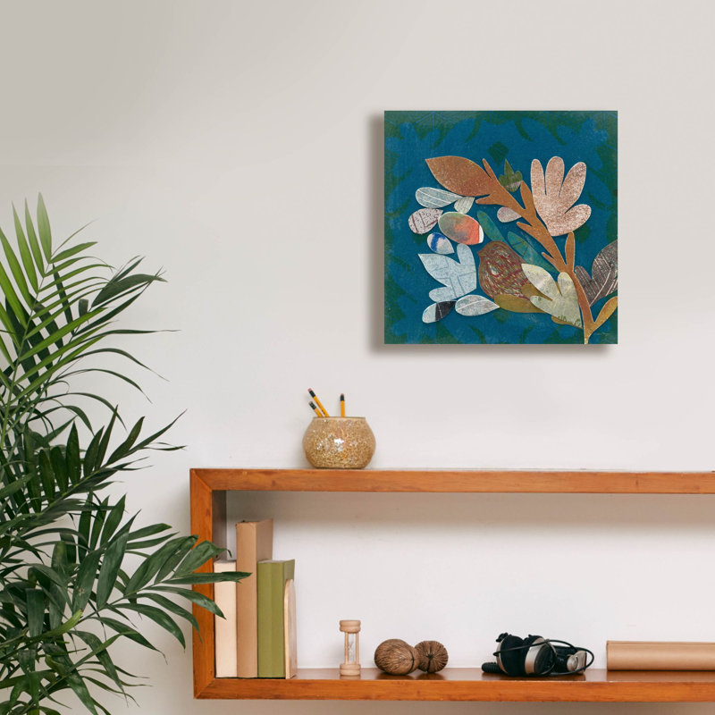 Art mural sur toile Winston Porter «Nesting Birds 2» par Candra Boggs, 26 po x 26 po, H 12 po x l 12 po x P 0,75 po