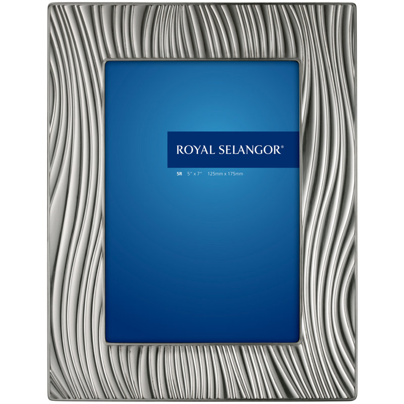 Pewter Embossed Picture Frame, 12.7cm x 17.8cm