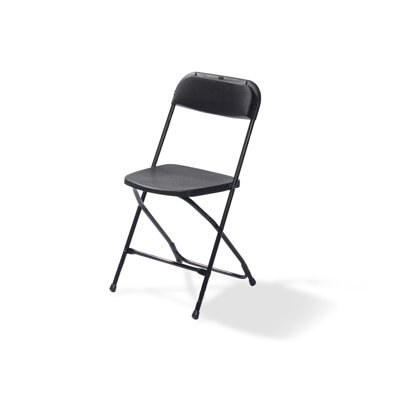 Budget Folding Chair, Foldable And Stackable, Steel Frame, 43X49X80Cm (Wxdxh)