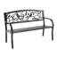 Banc de jardin en métal Cardinals