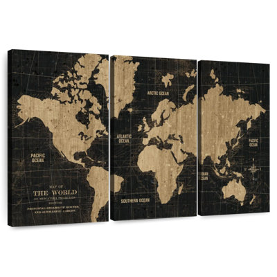 Aletra Old World Map Black Gold