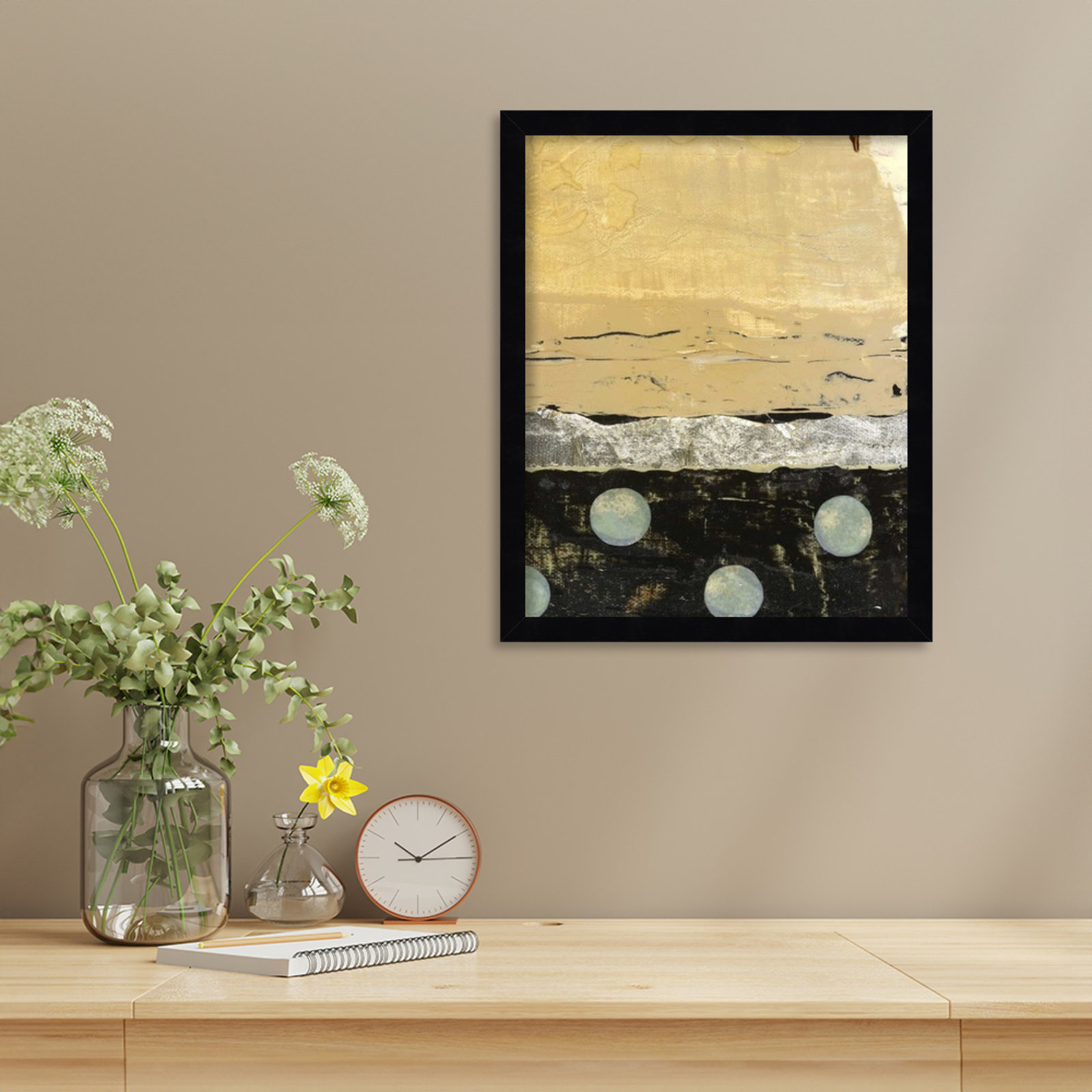Dirty Weather II Print by Natalie Avondet, Black, 17" H x 14" W