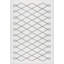 Tapis blanc / gris Anel-18101097