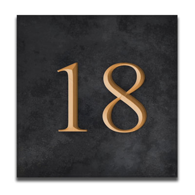 Velia 17.78cm H Stone House Number