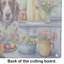 Planche à découper en verre Decorating English Setter