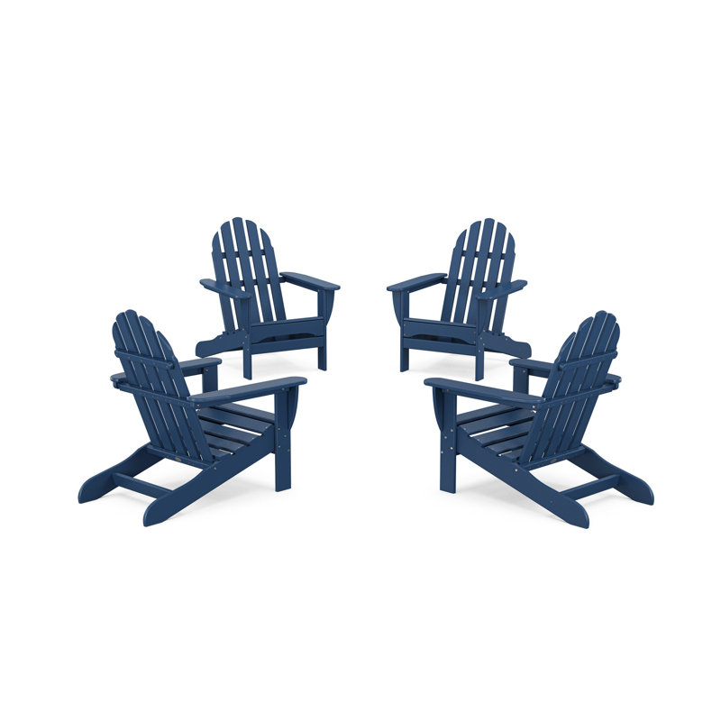 Ensemble de conversation classique Adirondack POLYWOOD, Marine