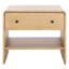 Haydriana 1 Drawer Wood Nightstand-356755566
