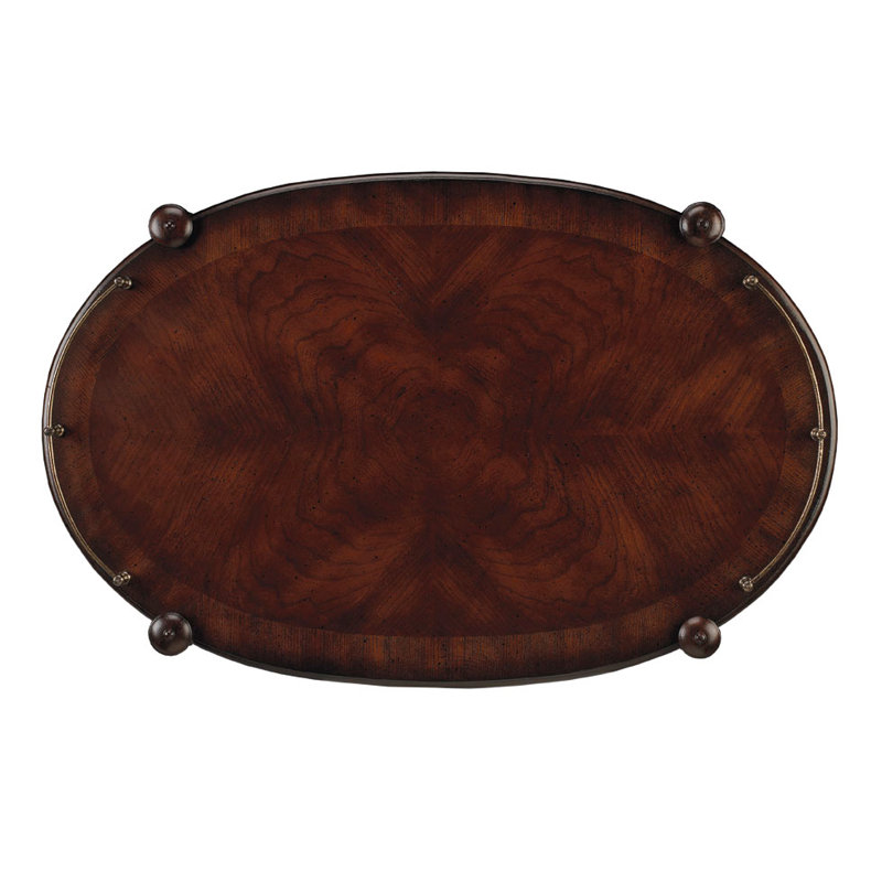 Cherry Wood Dual Level Tea Server with Storage