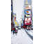 Time square - 24"x48" Framed canvas