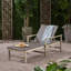 Chaise longue Hampton Wood + Wicker