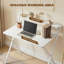 Metal Base Writing Desk-940437049