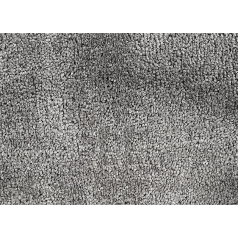 Tapis de bain antidérapant en nylon doux Mccluney, Gris platine, L 30 po x L 50 po