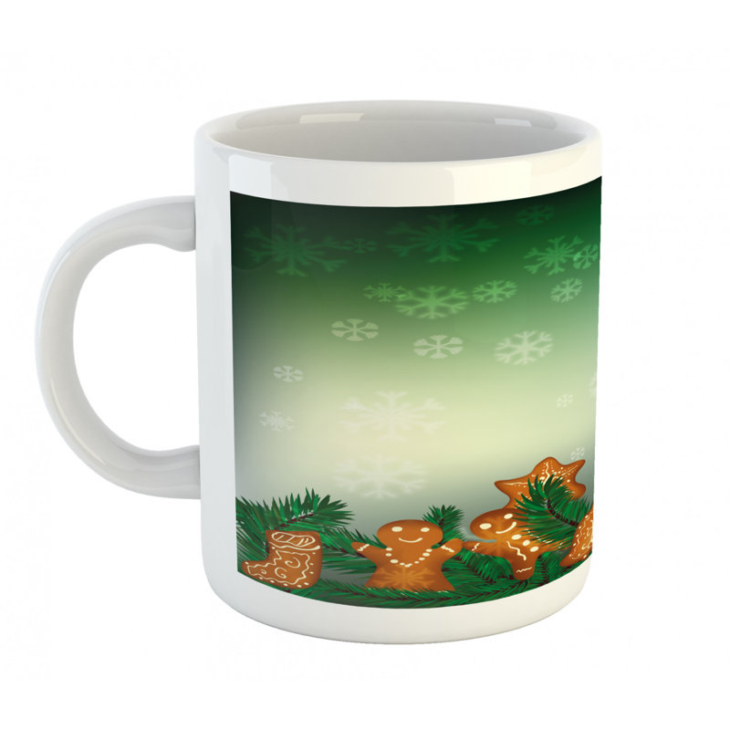 Grande tasse à café pain d’épice man