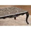 Table basse style transitionnel avec plateau en marbre et détails en relief Cabriole Legsen