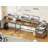 L-Shaped Computer Desk with Power Outlet-761660454