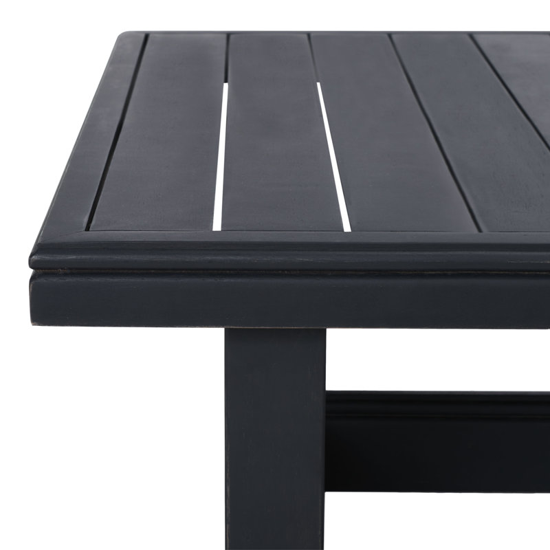 Melrose Slatted Metal Coffee Table