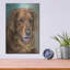 Art mural en métal Red Barrel Studio® «Dogs Golden Retriever» par Lindsay Kivi-1222441352