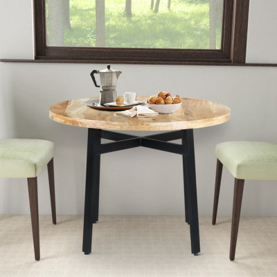 Table de salle à manger en bois massif Yulganna