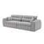 Canapé rembourré 3 places avec coussins décoratifs Striped Bouclé-1869017968