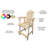 Mallory Outdoor Adirondack Chair