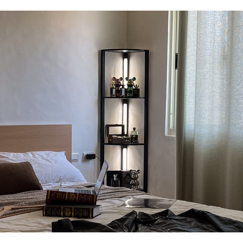Gershwin 64'' Dimmable LED Corner Floor Lamp with Adjustable Colour Temp, App/Remote Control