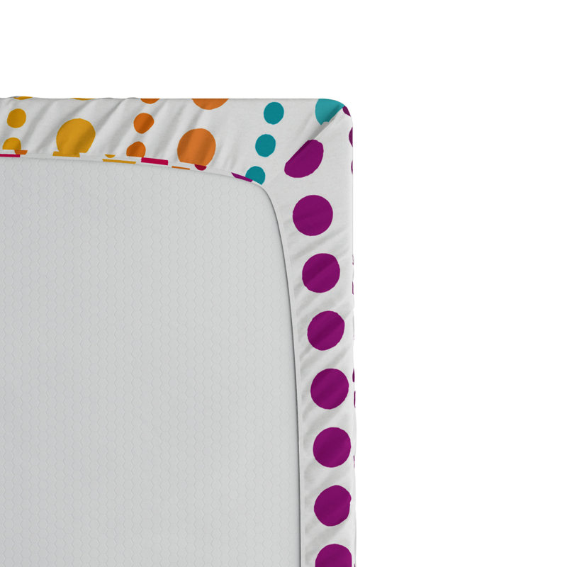 Microfiber Geometric Fitted Sheet, Full Fitted Sheet