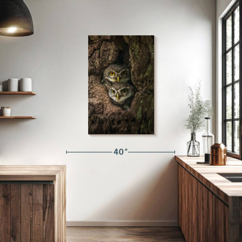 Brampt Owl Twins, 36" H x 24" W