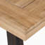 Table de salle à manger en bois - Panneaux à lattes pour un look rustique intemporel 3 pièces