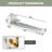 Square Swing Shower Spout With Decorative Cover-122596833