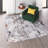Carista Abstract Gray/Orange Area Rug-1174246941