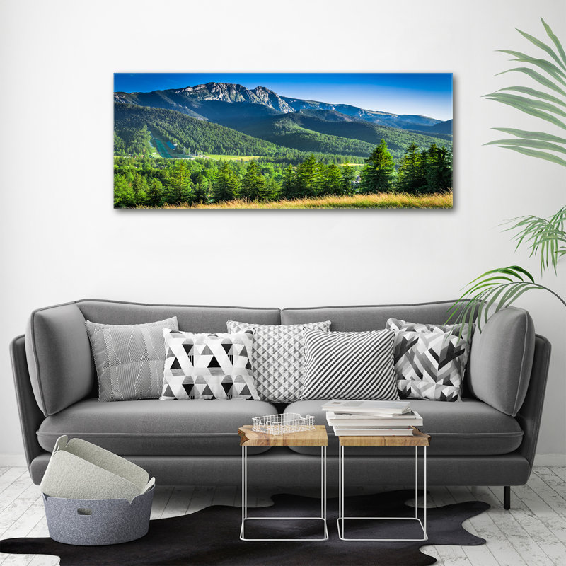 Ski Jump In The Tatras - No Frame Print on Canvas