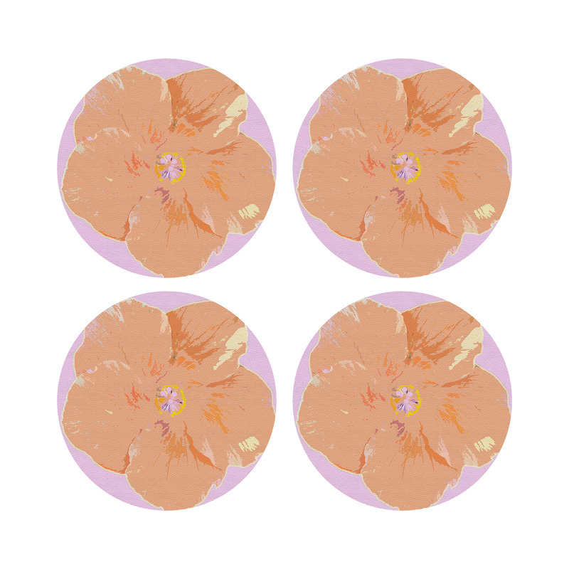 Napperon Hibiscus, Lilas
