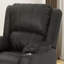 Fauteuil inclinable oscillant avec porte-gobelets en acier