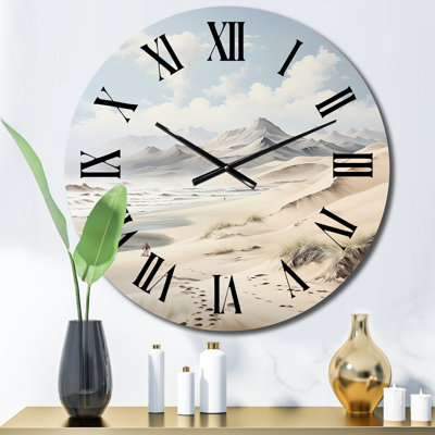 Horloge murale en métal