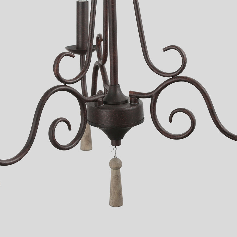 Lustre classique / traditionnel à 3 lumières de style bougie Jovie