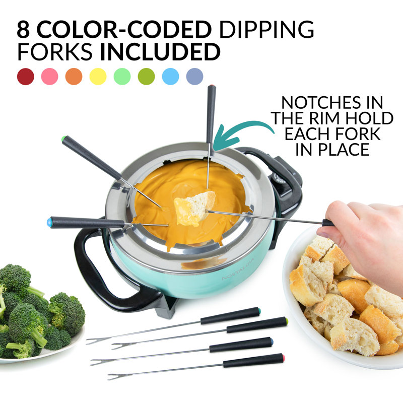 Nostalgia 12-Cup Electric Fondue Pot - Thumbnail 3
