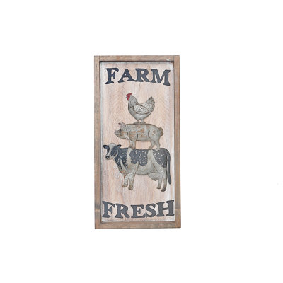Décoration murale ferme «Farm Fresh Animals»