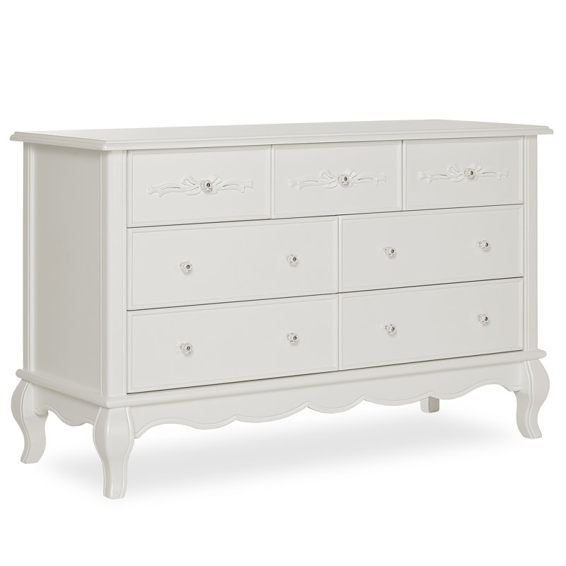 Aurora Kids 7 - Drawer Dresser, Ivory Lace