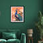 Peacock Garden Dance Canvas Animals Print by Oliver Gal-1263692313-1264199028