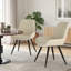 Modern Dining Chairs 54.8*46.9*83.2cm Tech Fabric Upholstery with Stylish Design Sofa-Level Cushioning Pet-Friendly Durable Scratch Resistant for Kitchen Dining Room or Home Office-1013287211-1022161956