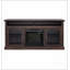 Meuble télé avec console de divertissement avec foyer encastrable 18 po pour téléviseur de 65 po ou moins-937620422