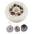 Akylah Tabletop Fire Pit - Bioethanol or Rubbing Alcohol Smokeless Firepit with Ceramic Wool and Extinguisher - Indoor and Outdoor Fire Pits by Pure Garden-1633118291