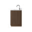 Malden Single Wide Vanity-Satin Espresso Oak