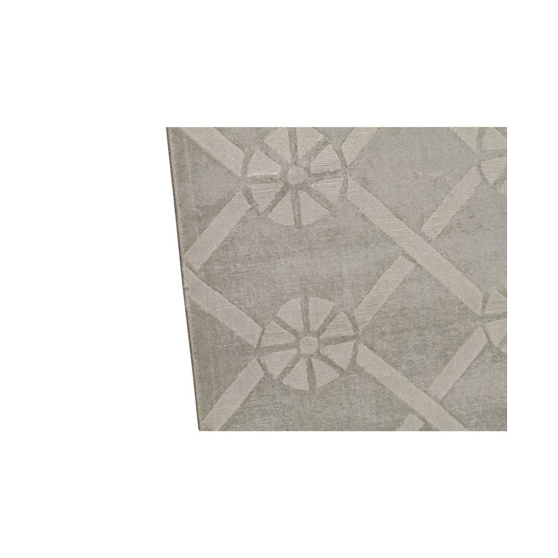 Fairford Geometric Area Rug in Pink