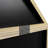 Wood Flat Wall Mirror with Hooks