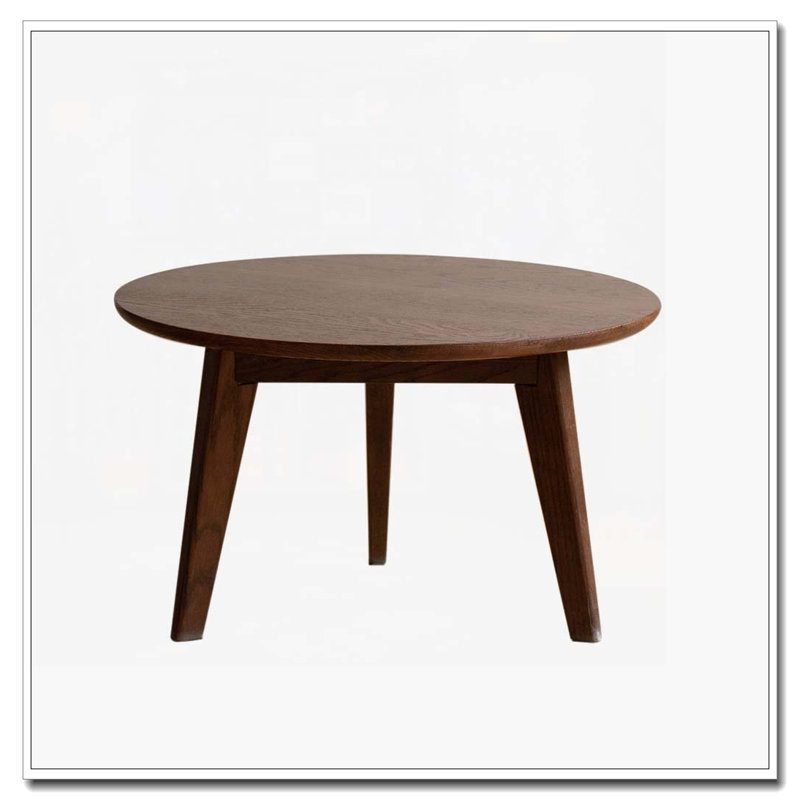 solid wood Top Coffee Table with 2 Drawer