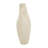 Paper Mache Abstract Curved Decorative Vase with Handle