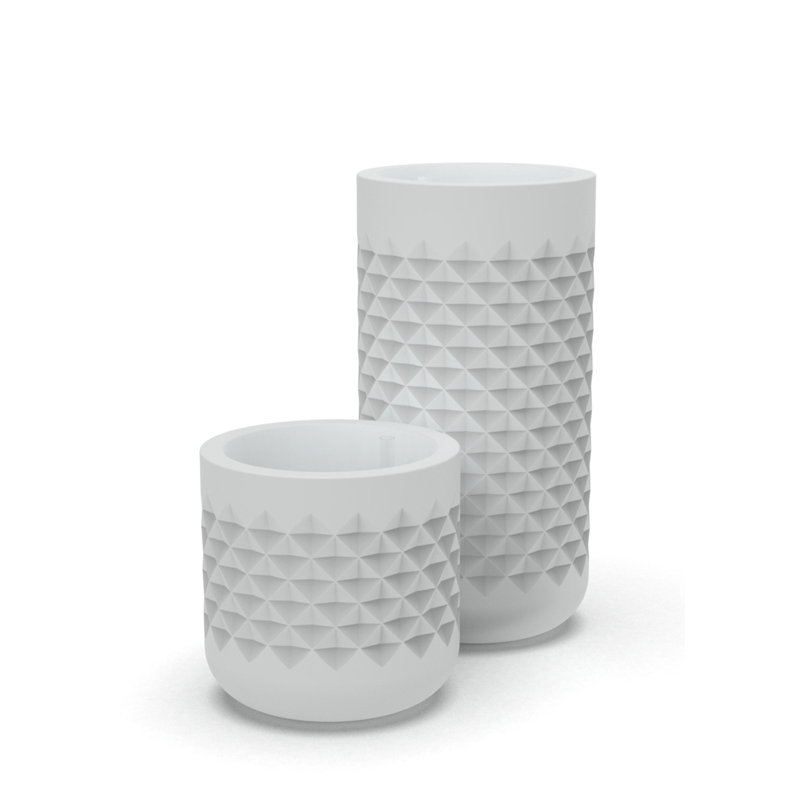Lisle Pot Planter, 36" H x 18" W x 18" D, White