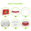 Collier flocon de neige wapiti