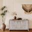 Buffet Farmhouse en bois avec portes pour le salon, le vestibule, le couloir, le bureau, la cuisine et la salle à manger-58683698